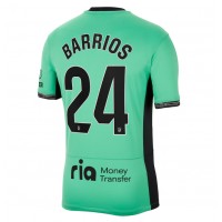 Pánský Fotbalový dres Atletico Madrid Pablo Barrios #24 2023-24 Třetí Krátký Rukáv